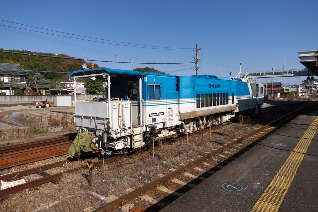 鉄道工事用車両09-16 CSM　枕木交換用車両