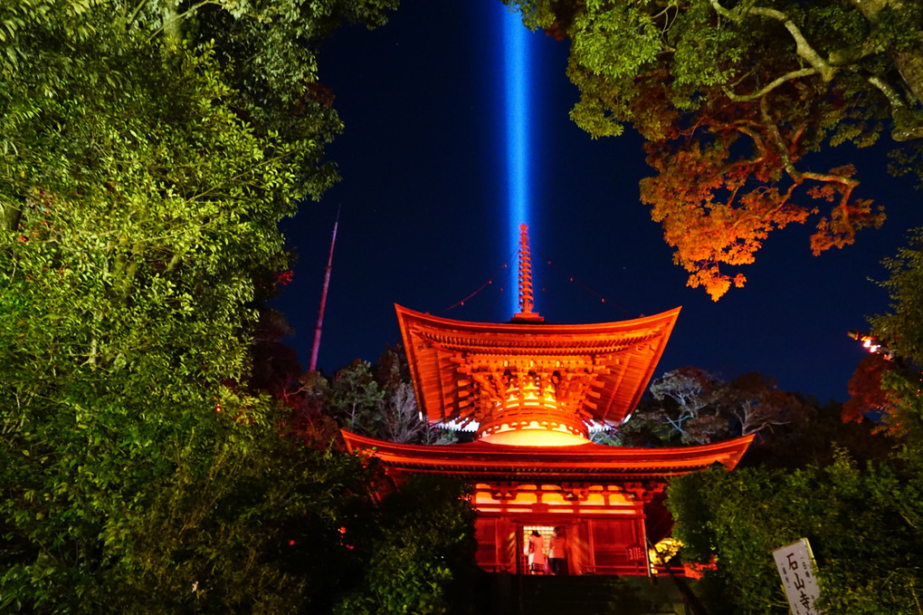 ライトアップ石山寺