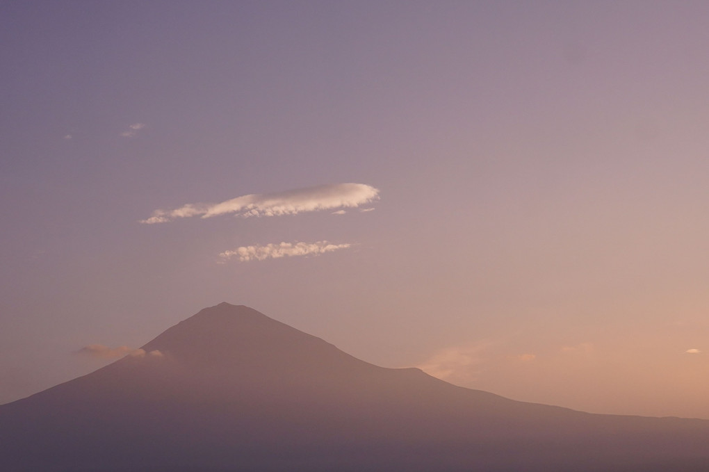 ここ一週間の週末～富士山の夜明け
