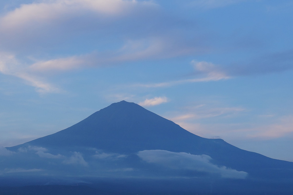 夏富士夕暮れ