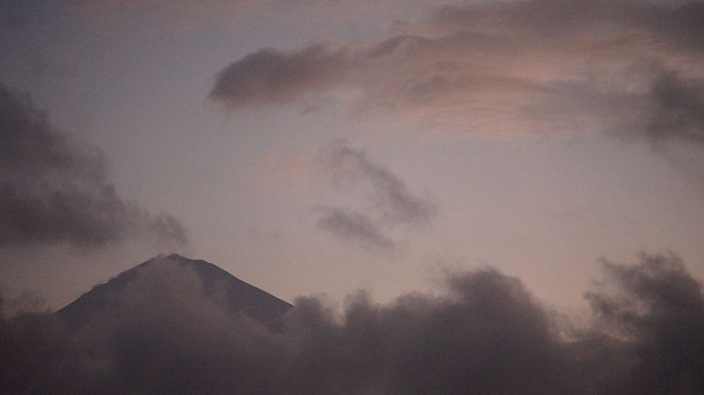 朝焼け富士山