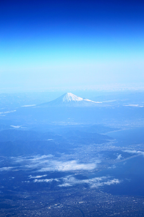 近景遠景富士山