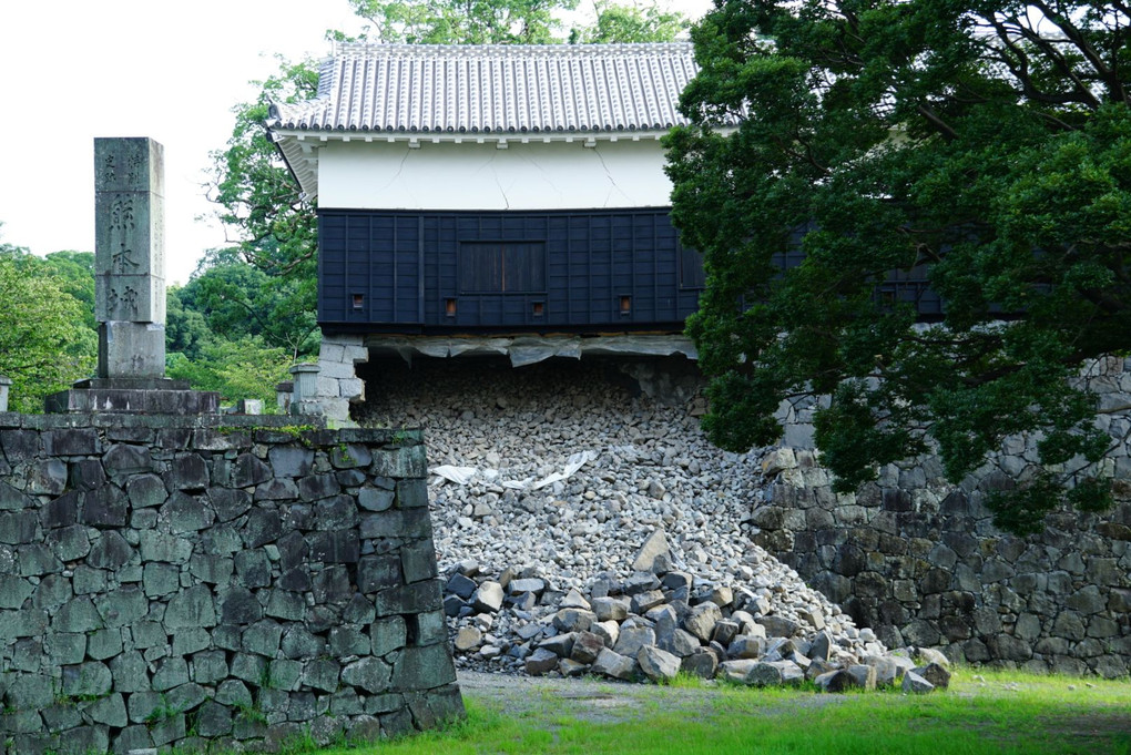 朝の熊本城
