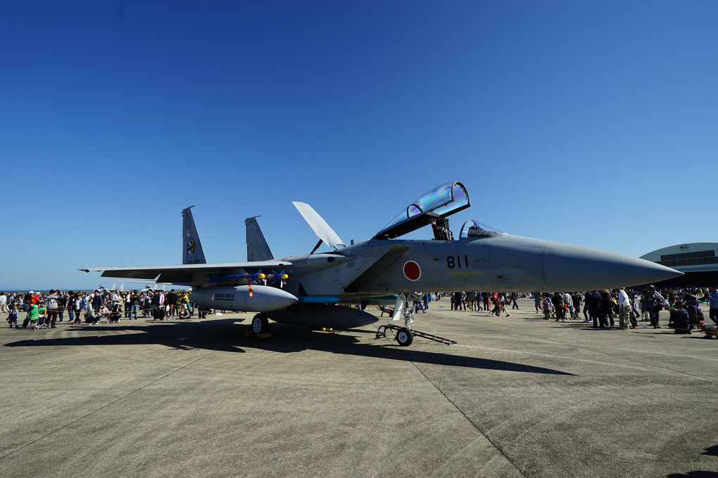 築城基地航空祭で公開された戦闘機の写真
