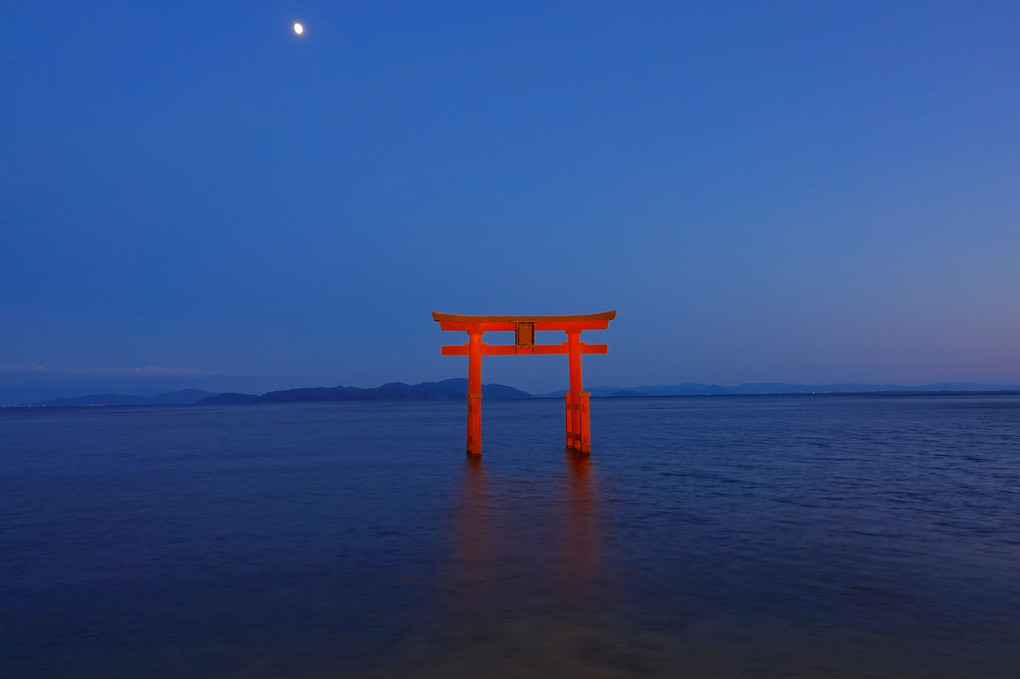 ✨琵琶湖の夕暮れ✨