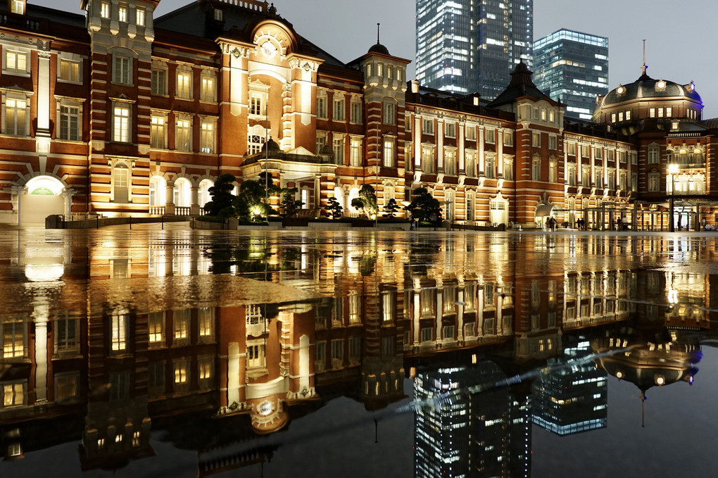 Rainy Tokyo Station☔️