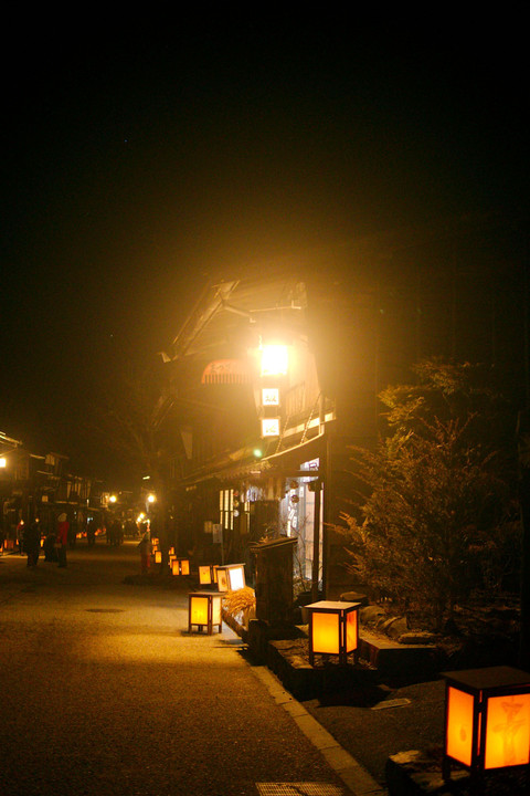 奈良井宿灯明祭り2023