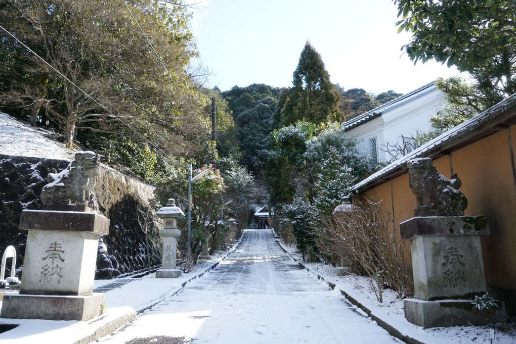 雪の京都散歩