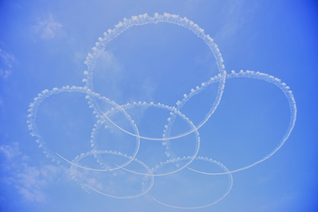 築城基地航空祭2019　ブルーインパルス展示飛行