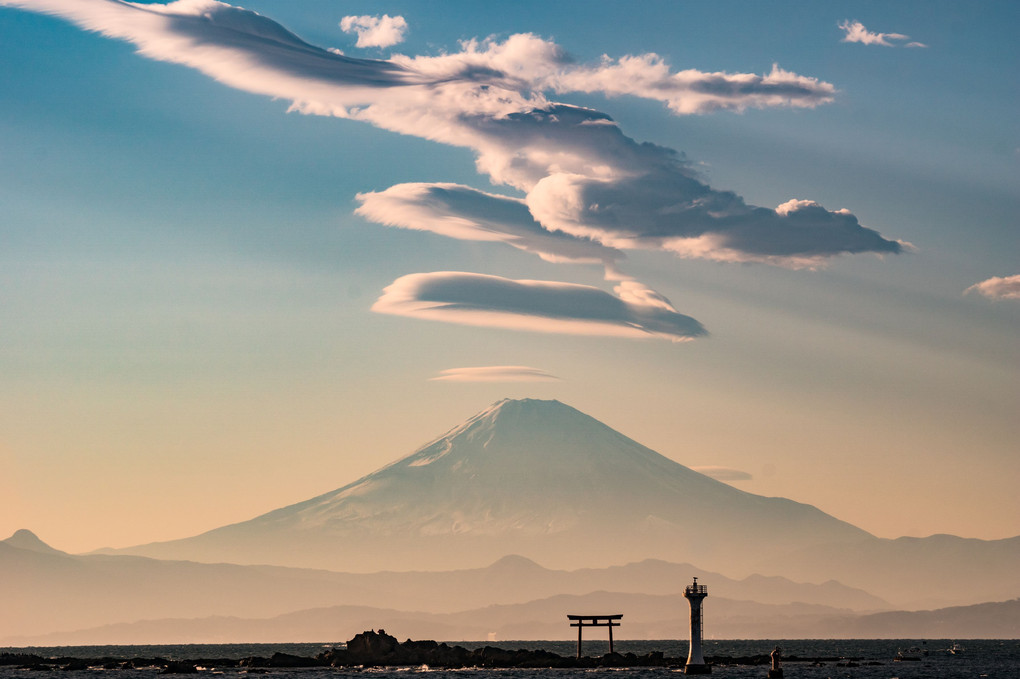 龍神様、富士山頂に現る！