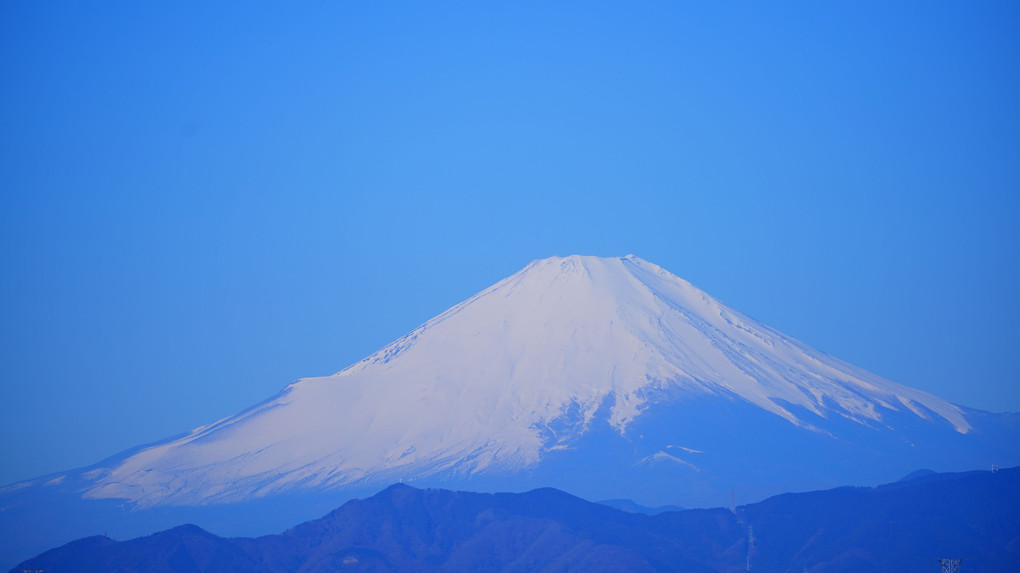 富士塚で　富岳を愛でる　古来より