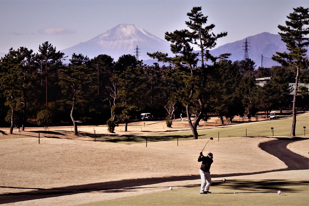 横浜のゴルフ場から富士山を愛でる♬