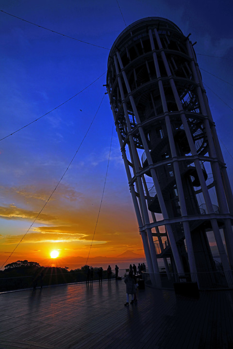 江ノ島シーキャンドルで落陽を楽しむ♬