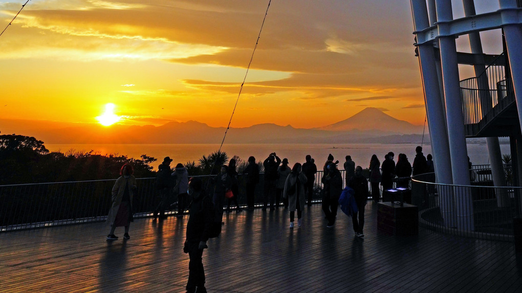 江ノ島シーキャンドルで落陽を楽しむ♬