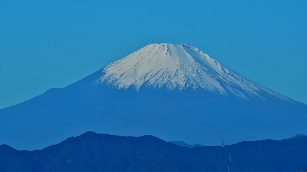 クリアーな今朝の富士山 🗻