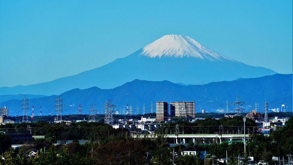 クリアーな今朝の富士山 🗻