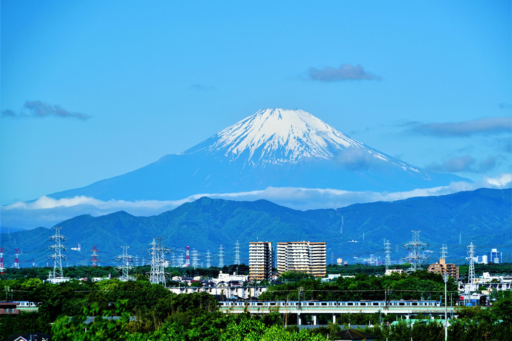 お久しぶり　今朝の富士山 🗻