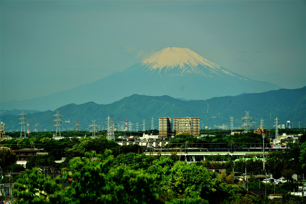 お久しぶり　昨朝の富士山 🗻