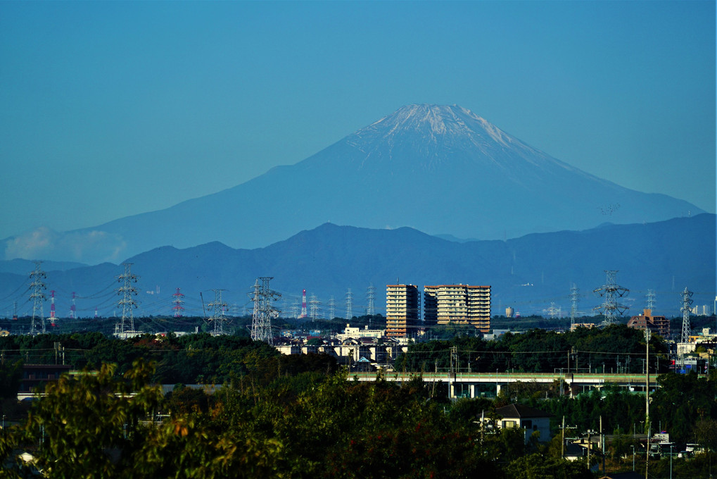 今朝の富士山 🗻