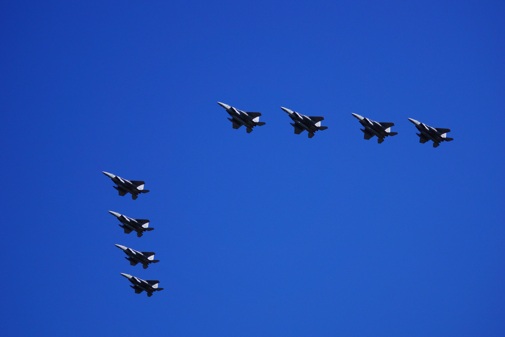 築城基地航空祭 F15マスフライト