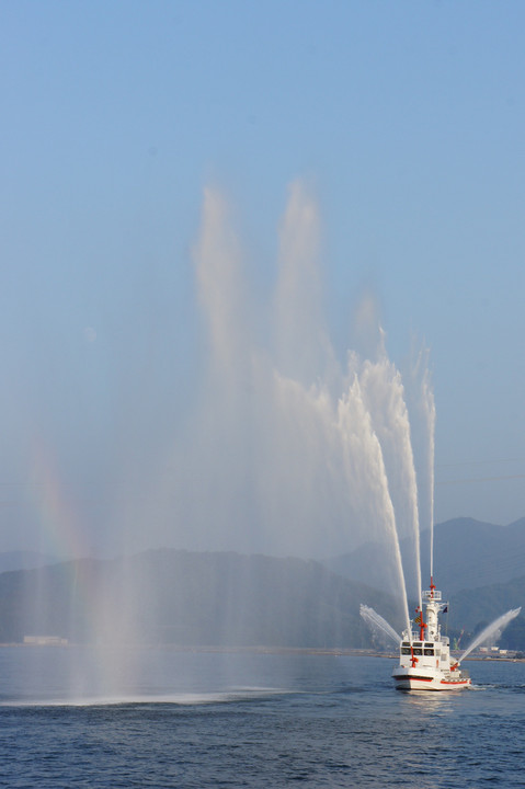 帆船フェスタひろしま2015  広島市消防艇