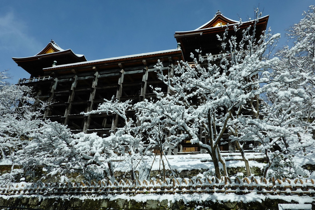 京都の雪景色