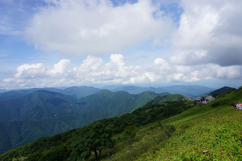 夏の伊吹山