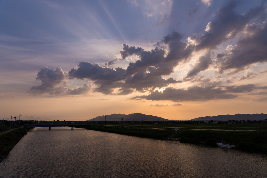 神々の国の夕景