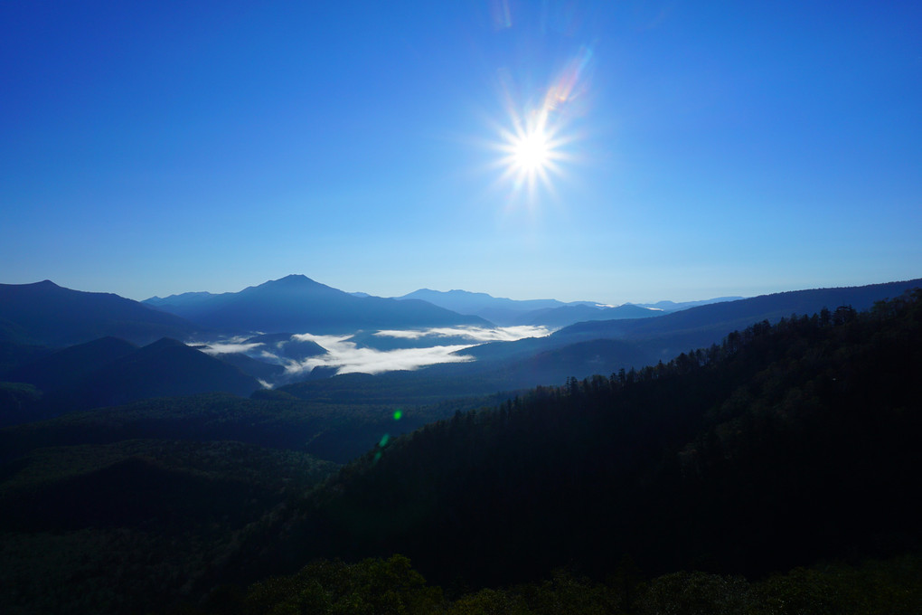 層雲峡の雲海