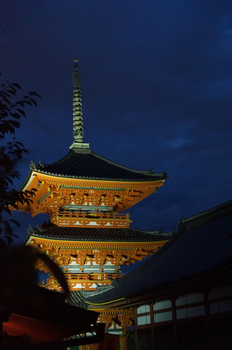 夜の清水寺