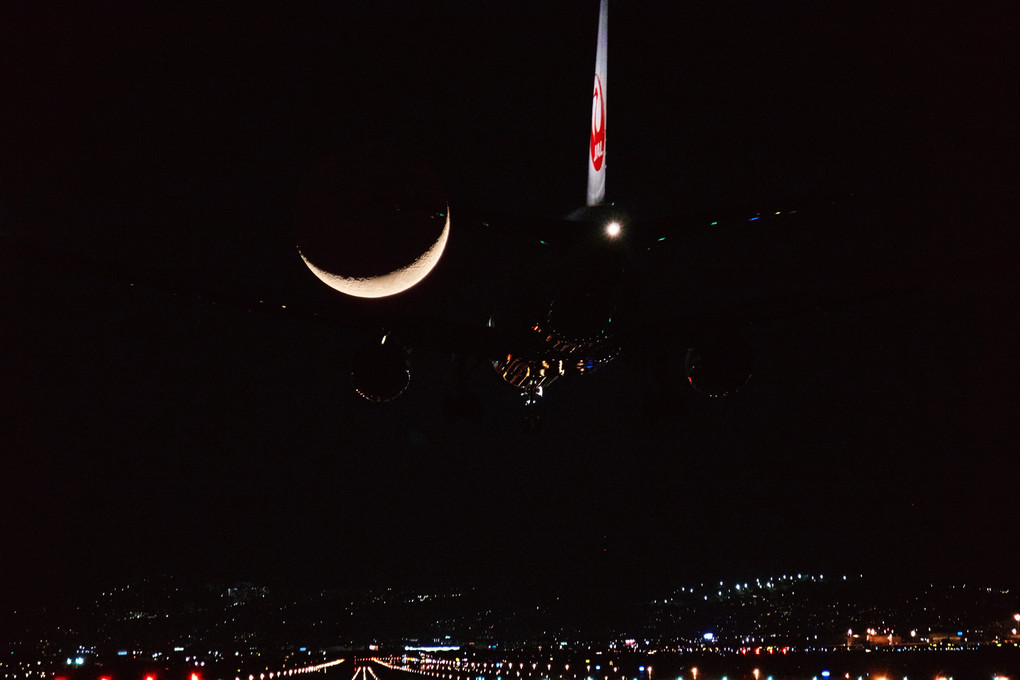 大阪国際空港 ⇒ 月