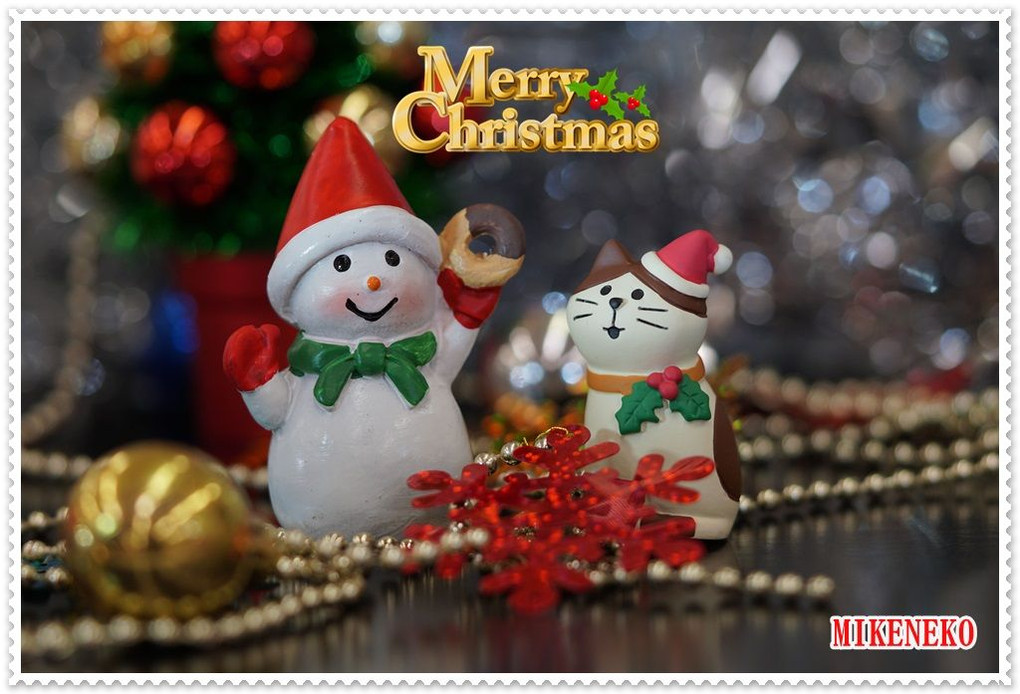 ♬猫ちゃんクリスマスカード♪