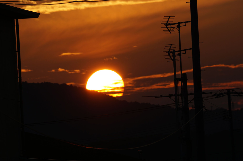 夕焼け(岩国基地)