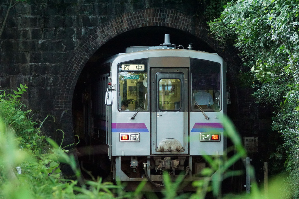 JR芸備線 3連続トンネル