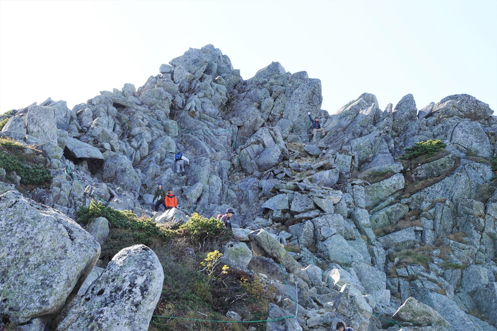 久しぶりに宝剣岳（2931m）に登りました。