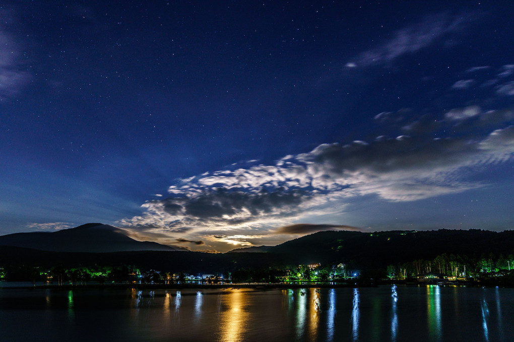 白樺湖　夜景２