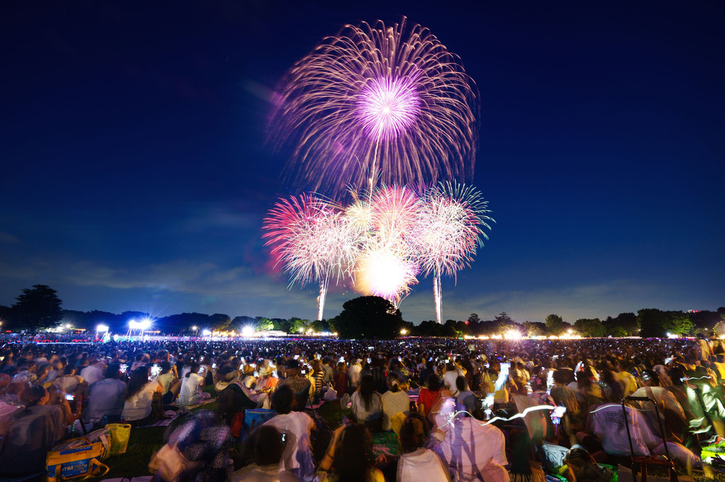 国営昭和記念公園花火大会2016