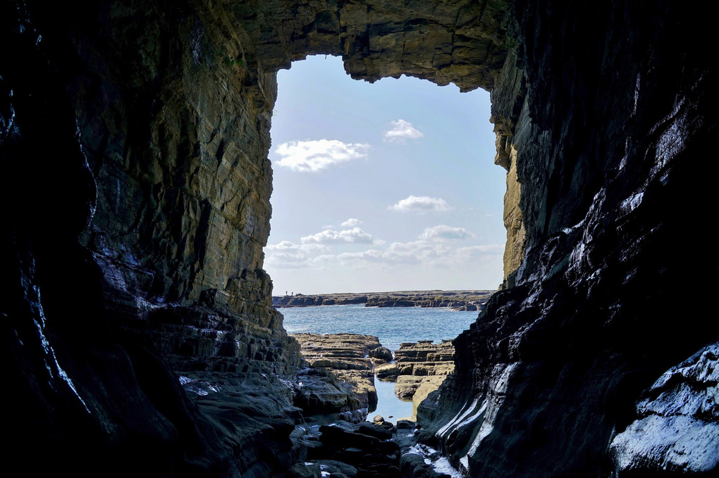 海蝕洞窟プチ探検