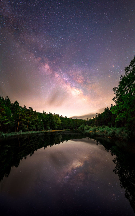 Reflected Milky Way