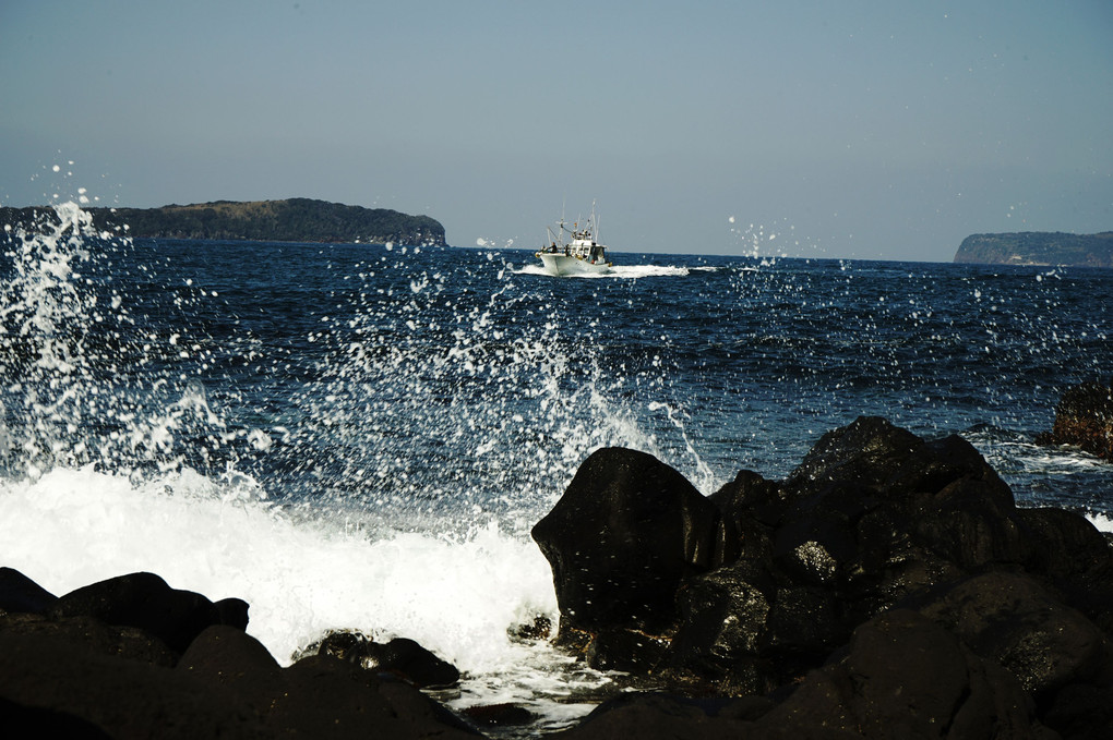 山陰の海