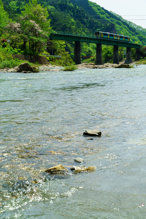 久慈川の流れ