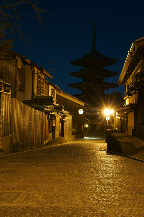 真夜中の京都