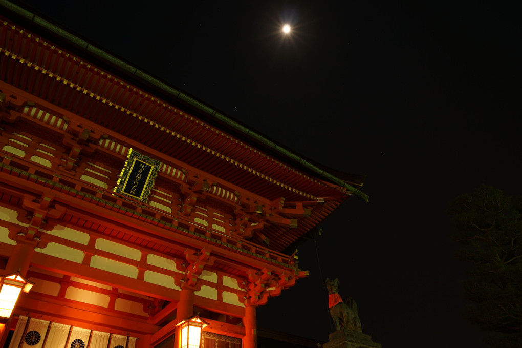 真夜中の京都