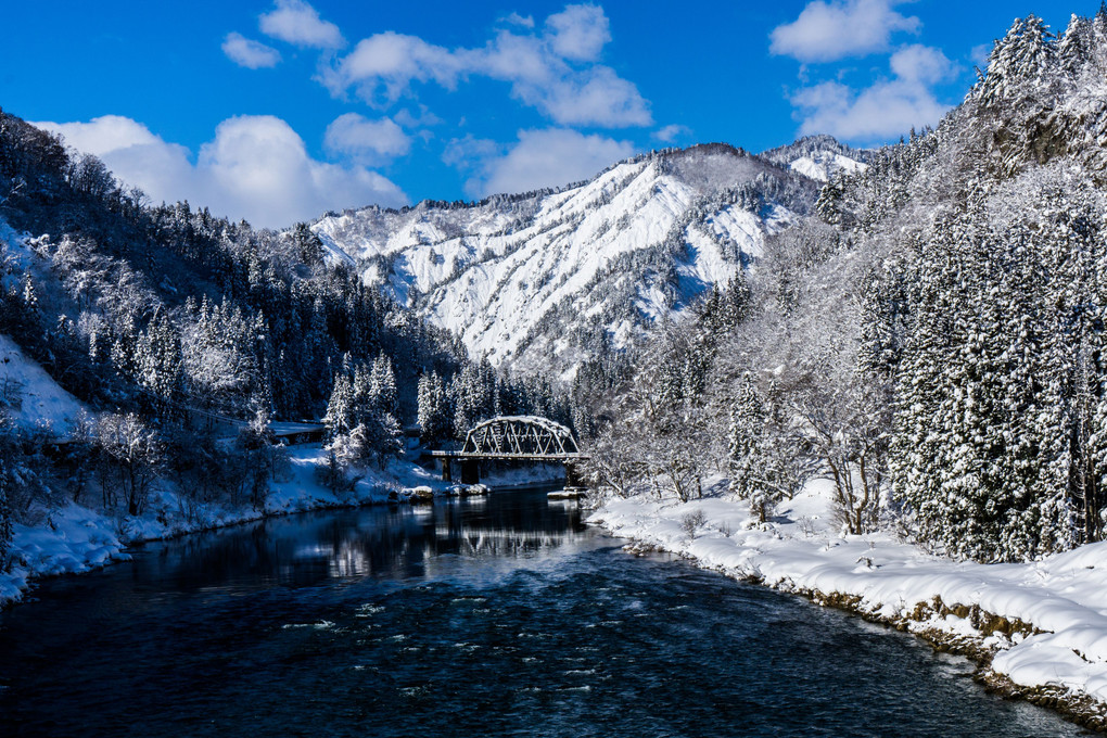 会津の冬景色