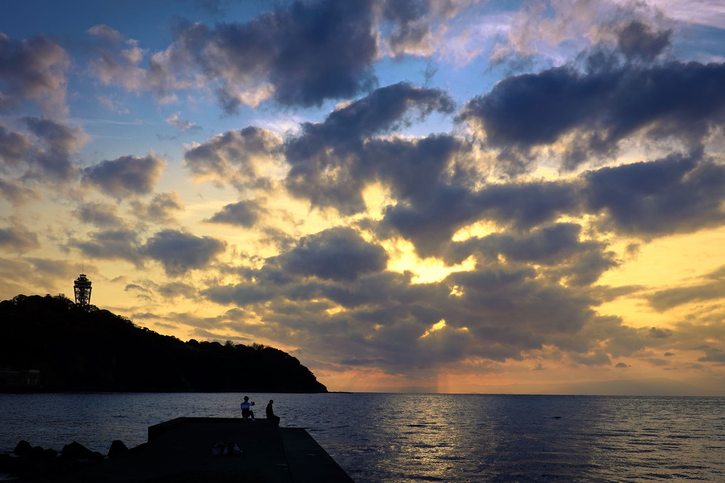 江の島夕景