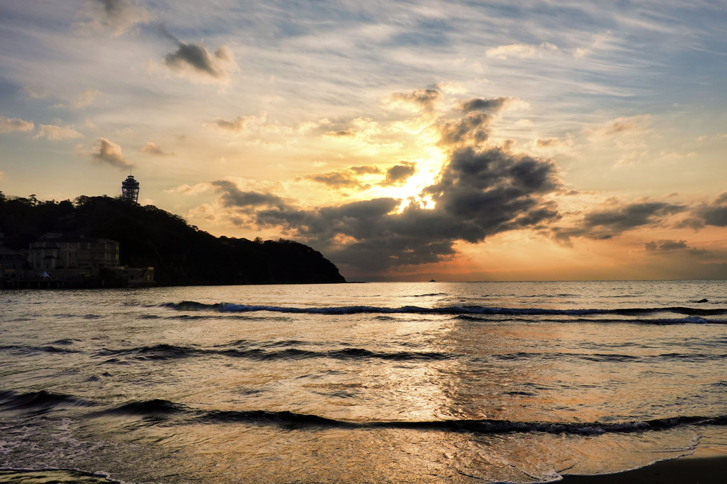 江の島夕景