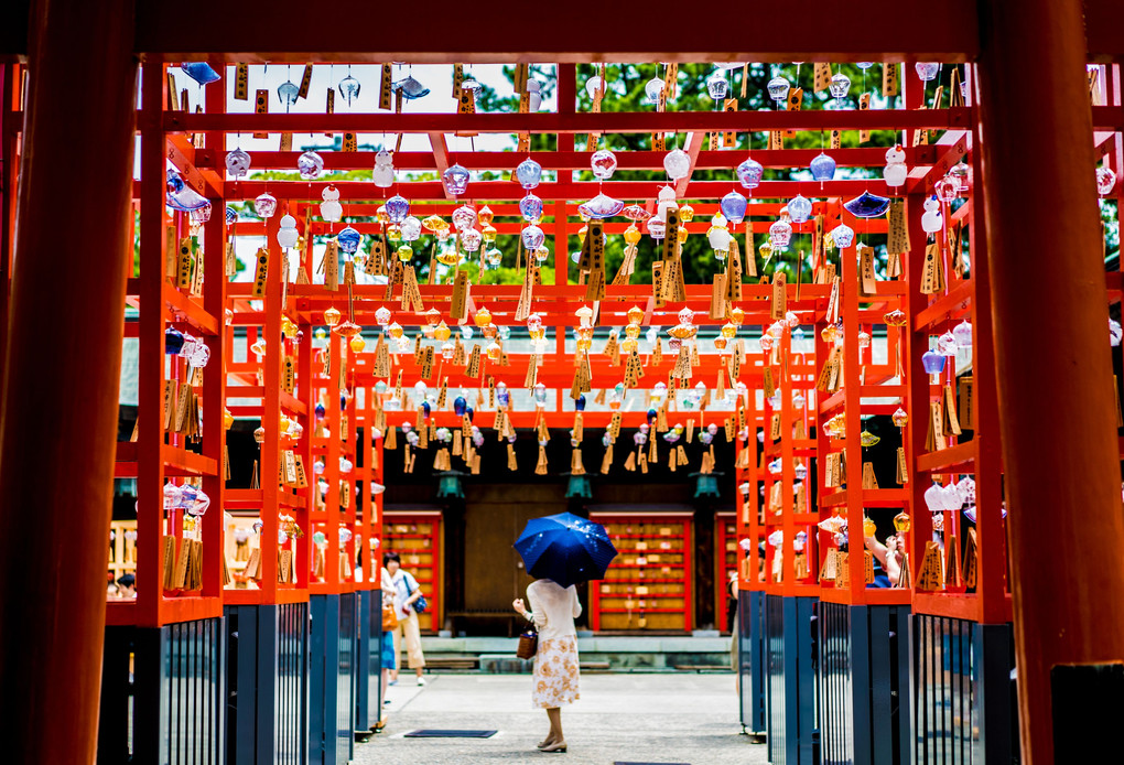 新潟総鎮守 白山神社 風鈴祭り