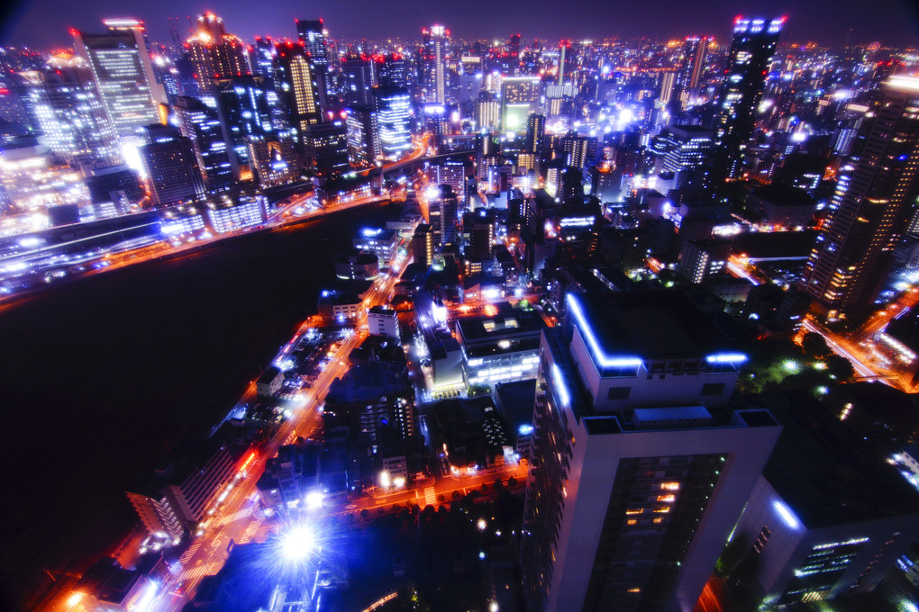 梅田スカイビルからの夜景