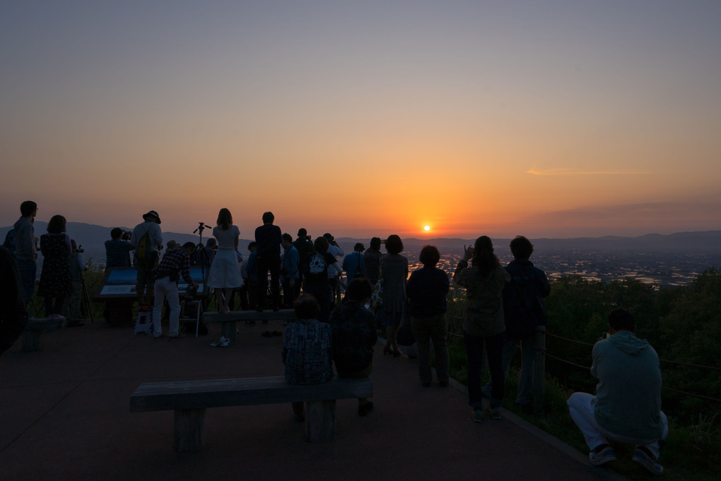 夕日