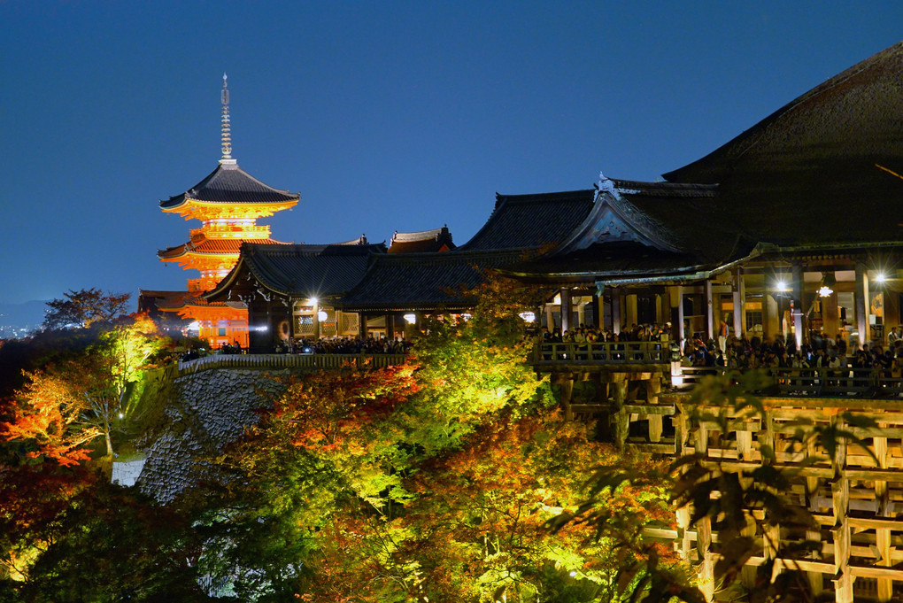 清水寺 Ⅱ with 三重塔